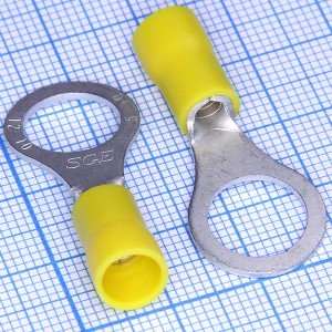 TRI-5,5-10 Наконечник кольцевой М10 (4,0-6,0) Жёлтый