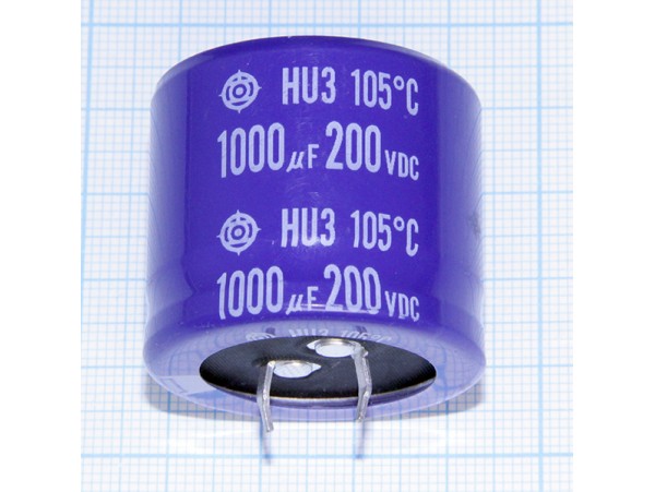 Конд.1000/200V 3530+105°C HU3