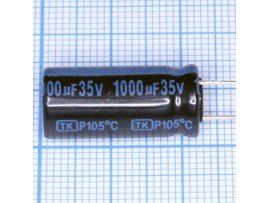 Конд.1000/35V 1021 +105°C TK Jamicon