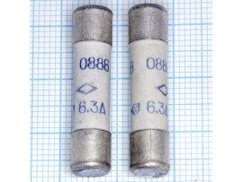 Пред.6,3А(d=7;L=30) ВП3Б-1 керам.