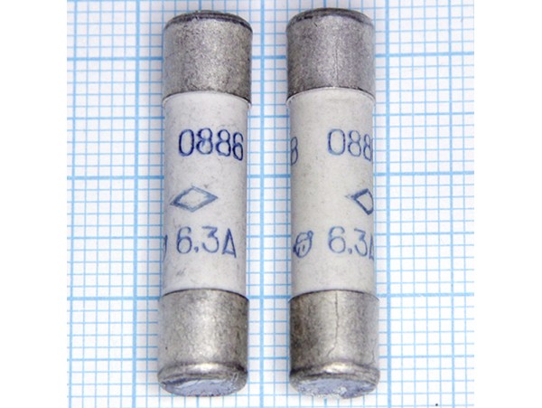 Пред.6,3А(d=7;L=30) ВП3Б-1 керам.