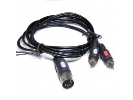 Шнур DIN5 шт=2RCA (с покр.) 1,5м