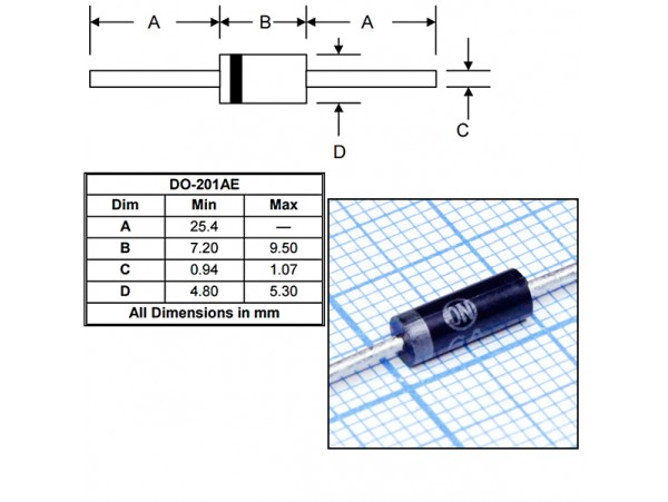 1N5384BG (Стабил.160V 5W)