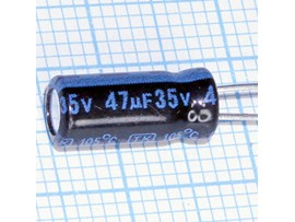 Конд.47/35V 0511 105C ТК Jamicon