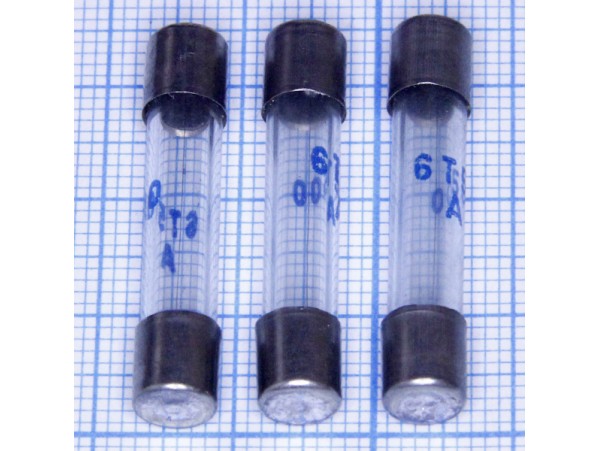 Пред.0,5А (d=6;L=32) ВПТ6-18 стекл.