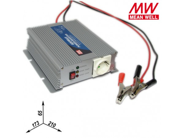 A302-600-F3 Преобразователь напр. 24V>~230V/50Гц/600W