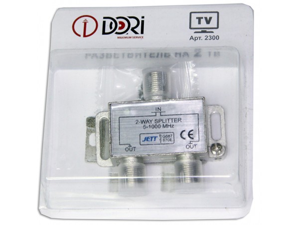 Разветвитель Premier-2 (5-1000mHz) BL2300 Dori