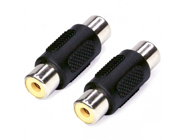 Переходник RCA=RCA (гнездо=гнездо)