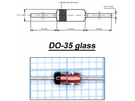 BZX55C4V3(Стабил.4,3V 0,4W) стекло