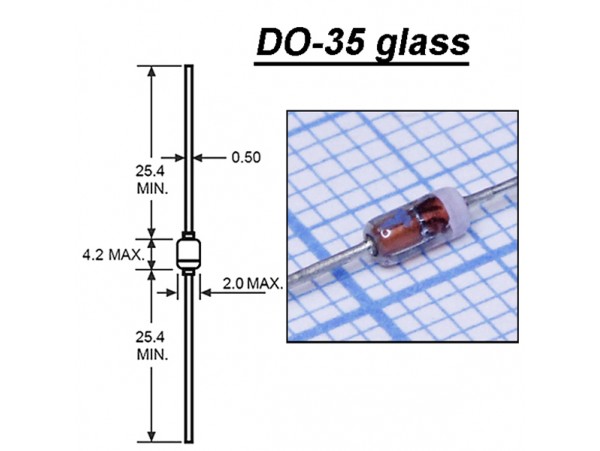 BZX55-C5V6(Стабил.5,6V 0,4W) стекло