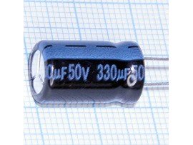Конд.330/50V 1016 +105°С JAM