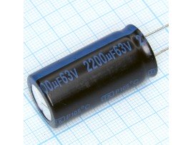 Конд.2200/63V 1836 +105°C TK Jamicon