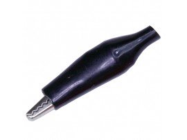 ITA-43 черный изолированный Зажим Крокодил 43мм