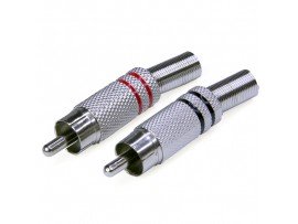 RCA вилка мет. 1-208