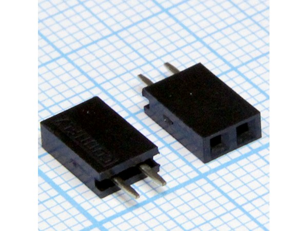 PBS-2 2,54 розетка 2к. на плату