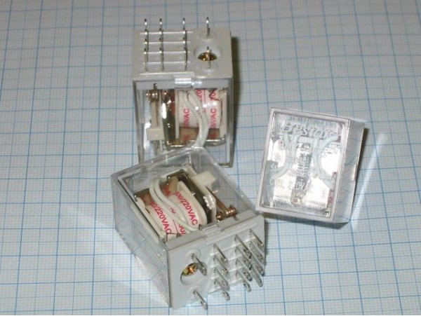 Реле 220VAC BMY-4CS 4C 5A/220VAC