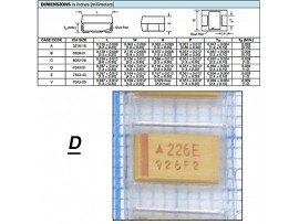 Конд.22/25V тант. D