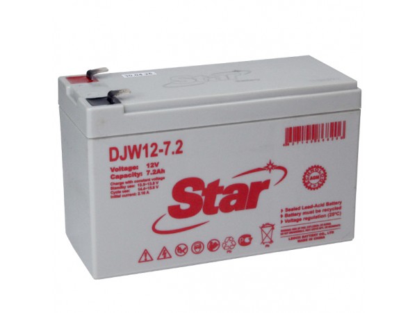 Аккумулятор 12V/7,2Ah DJW12-7,2 (151х65х98) Leoch