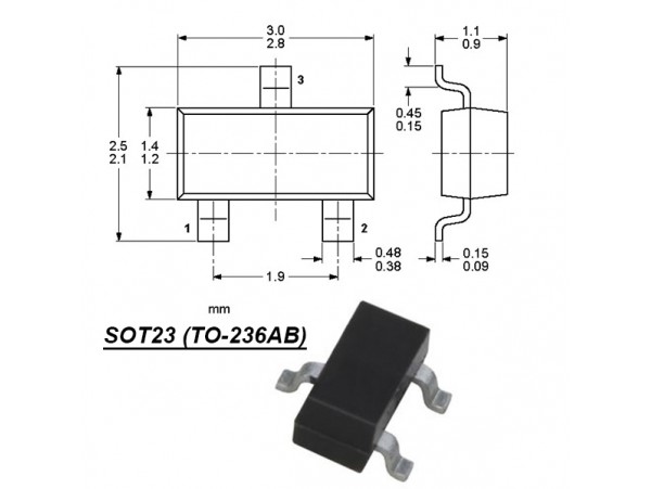 BZX84C5V1(Стабил.5,1V 0,4W)