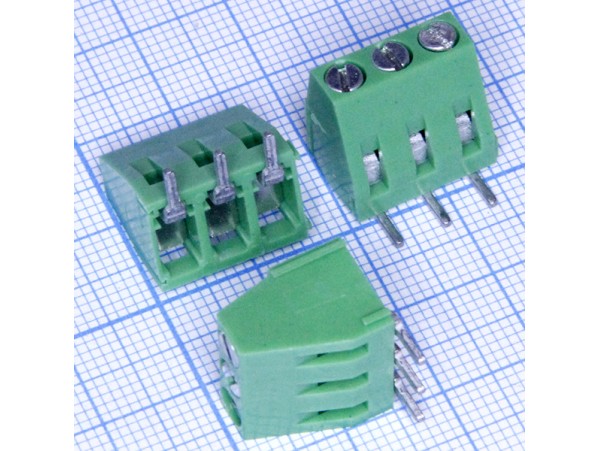 TB-01RB клеммник 3к шаг 5мм на плату