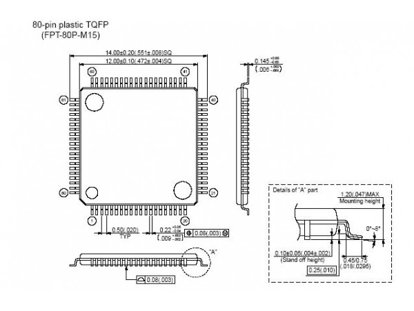 DSPIC30F5013-30I/PT